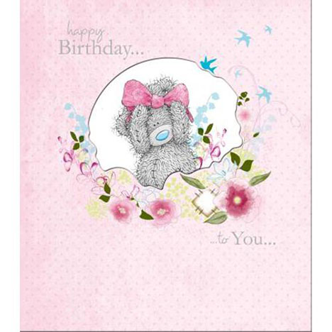 Tatty Teddy with Bow Me to You Bear Birthday Card £1.89